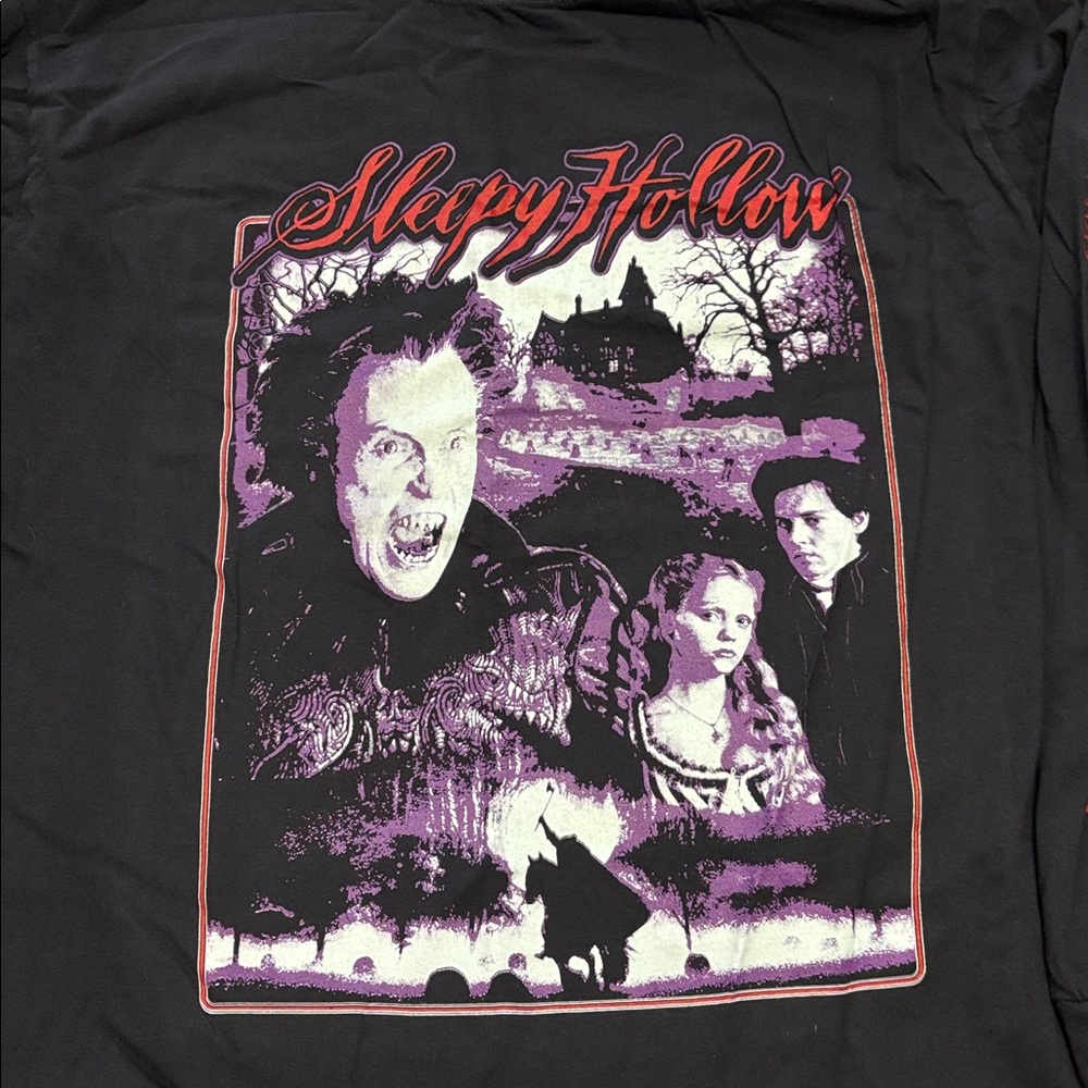 Sleepy Hollow dir by Tim Burton Long Sleeve T shirt Unisex Large